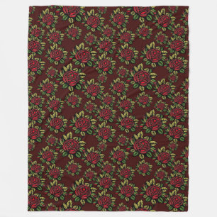red rose blanket