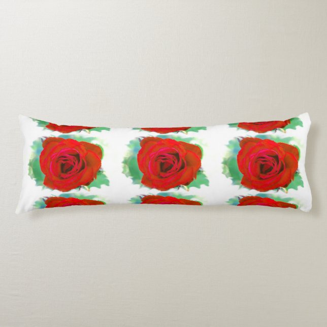 Red Rose Body Cushion (Front)