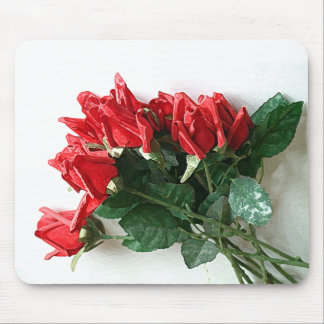 Red Rose Bouquet Mousepad