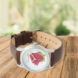 Red rose Bridesmaid Name Watch