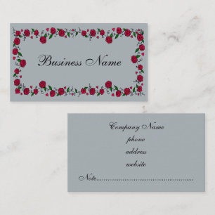 Red Rose Business Cards