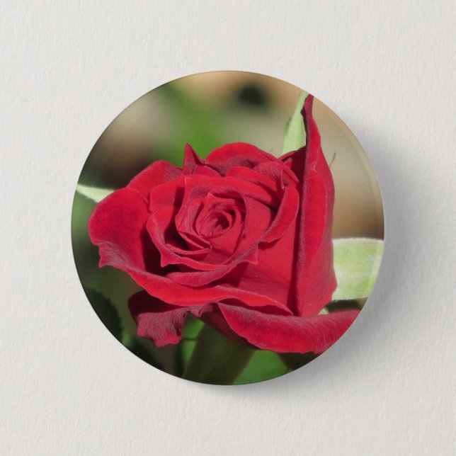 Red Rose Button (Front)