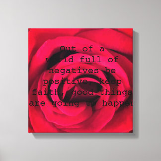 Red Rose Canvas Print