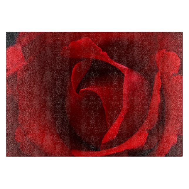 Red Rose cbcnm Cutting Board (Front)