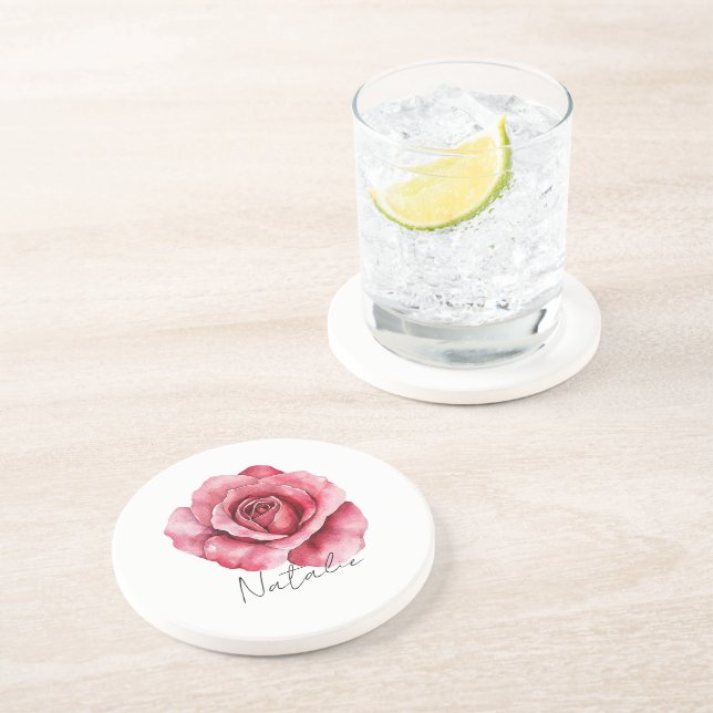 Red Rose Coaster (Side)