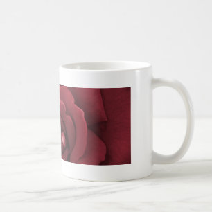 red rose coffee mug