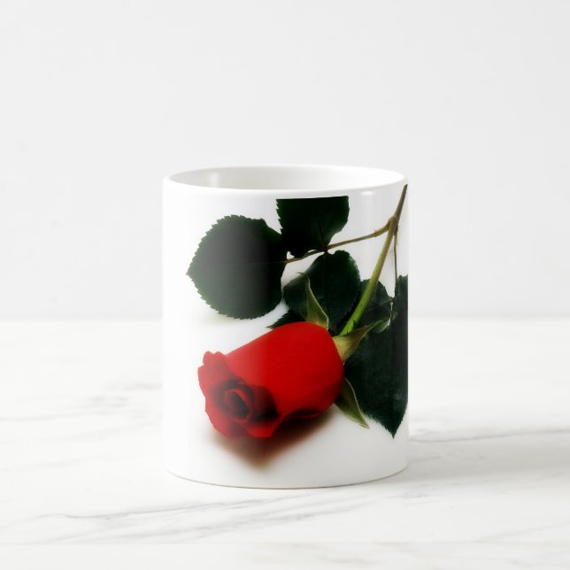 Red Rose Coffee Mug (Center)