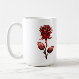 Red Rose Coffee Mug