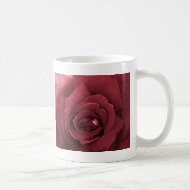 red rose coffee mug (Right)