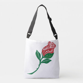 Red Rose Crossbody Bag