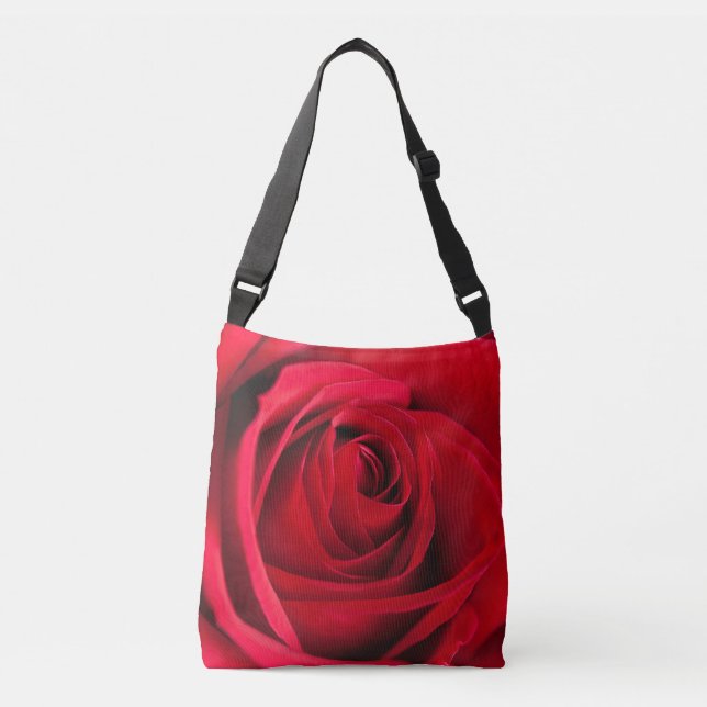 Red Rose Crossbody Bag (Front)