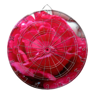 Red Rose Dartboard