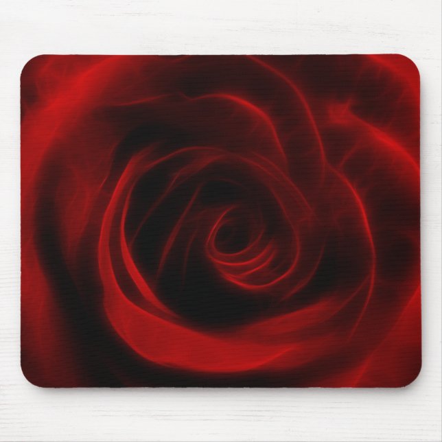 Red Rose depth of love Mouse Mat (Front)