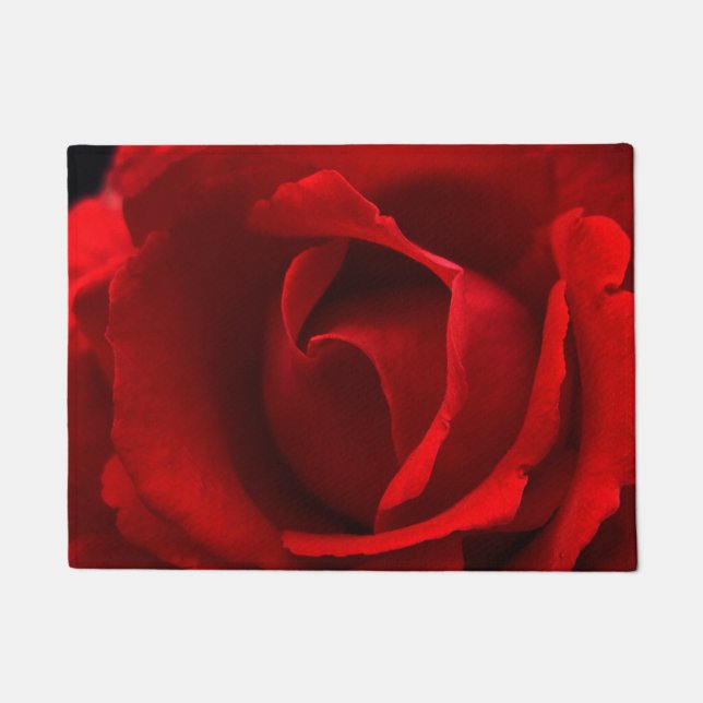 Red Rose dmcnm Doormat (Front)