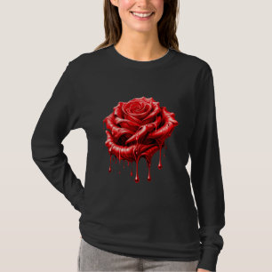 Red Rose Drippin T-Shirt