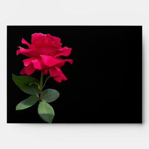 Red rose envelope