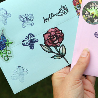 Red Rose Envelope