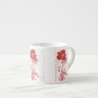 Red Rose Espresso Cup