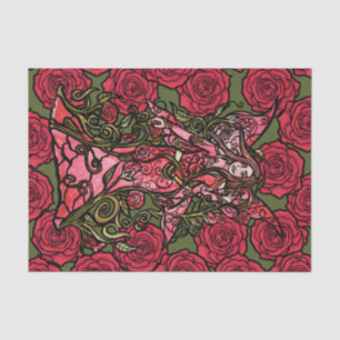 Red Rose Fairy Tissue Paper
