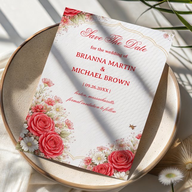 Red Rose Floral Announcement (Creator Uploaded)