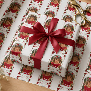 Red Rose Floral Wrapping Paper