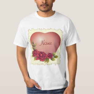 Red Rose Garland T-Shirt