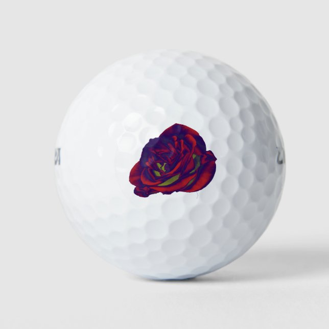 Red Rose Golf Ball (Front)