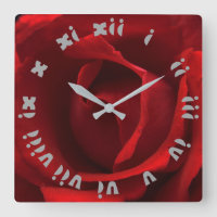 Red Rose Grey Fat Roman Numbers wccnm