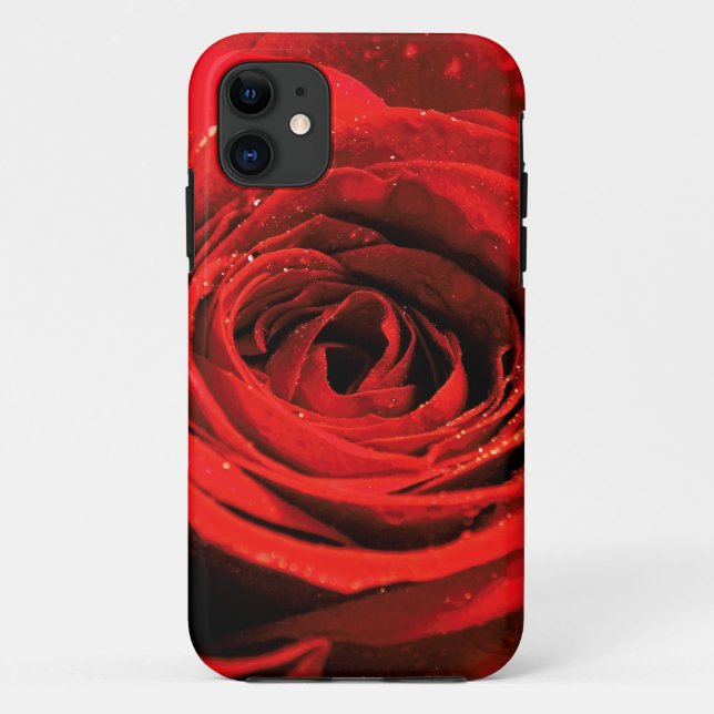 Red rose I-phone barely there case (Back)