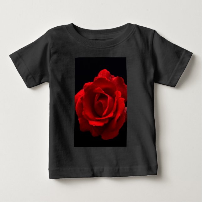 Red Rose iccna Baby T-Shirt (Front)