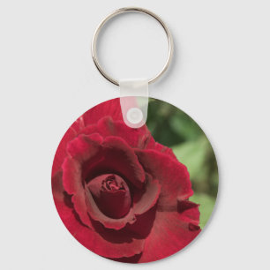 Red Rose Key Ring