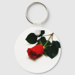 Red Rose Key Ring