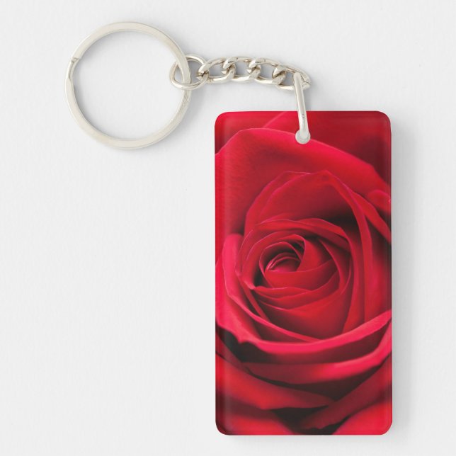 Red Rose Key Ring (Front)
