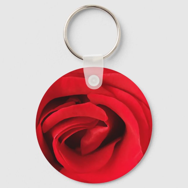 Red Rose Key Ring (Front)