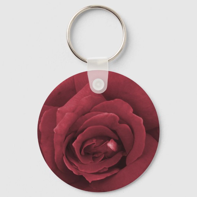 red rose key ring (Front)