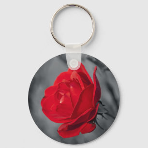 Red Rose Keychain