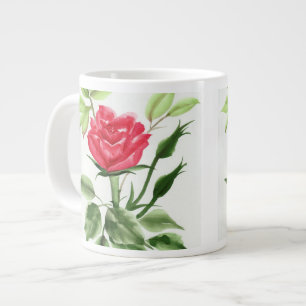 Red Rose Large Coffee Mug