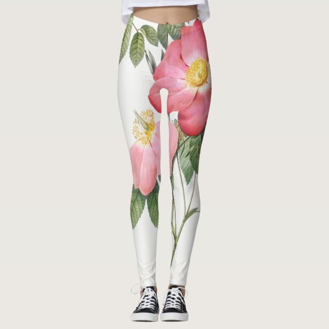 Red Rose Leggings (Front)