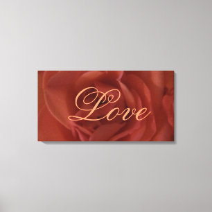 Red Rose Love Canvas Print