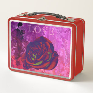 Red Rose Lunch Box