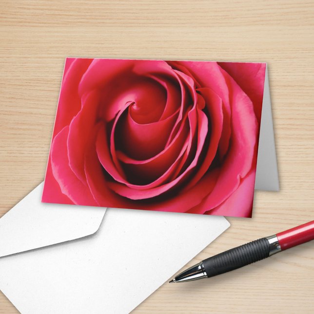 Red Rose Macro Note  Card (Creator Uploaded)