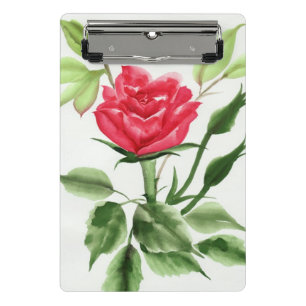 Red Rose Mini Clipboard
