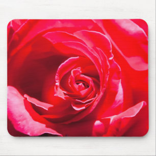 Red rose mouse mat