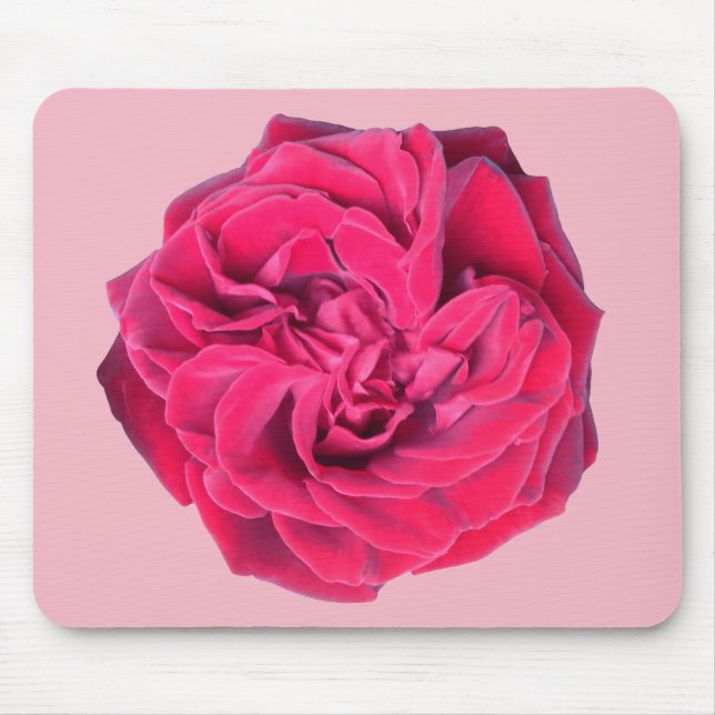 Red Rose Mouse Mat (Front)