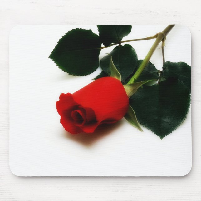 Red Rose Mouse Mat (Front)
