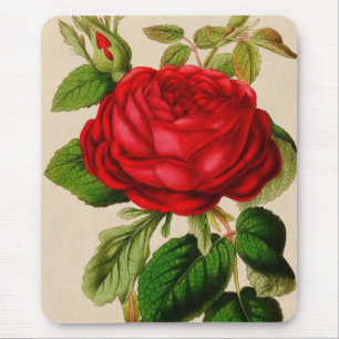 Red Rose Mouse Mat