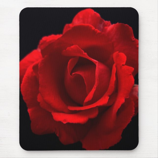 Red Rose mpcnm Mouse Mat (Front)