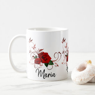 Red Rose Mug