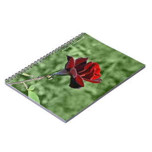 Red Rose Notebook
