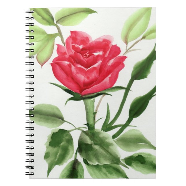 Red Rose Notebook (Front)